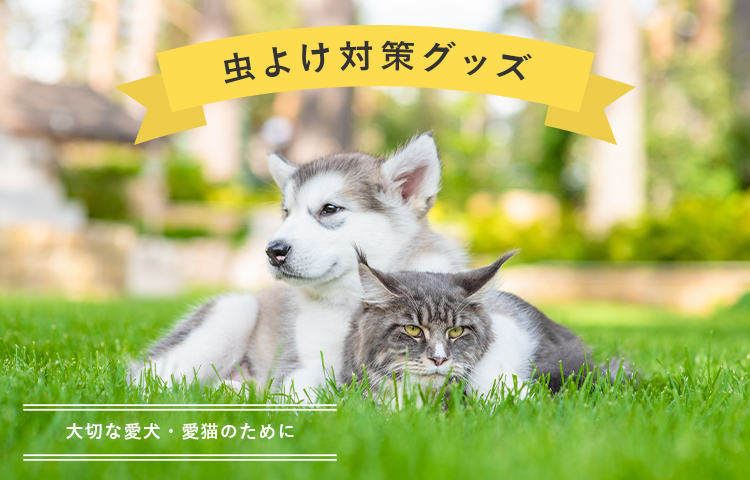 愛犬・愛猫に安心安全の虫除け対策グッズ