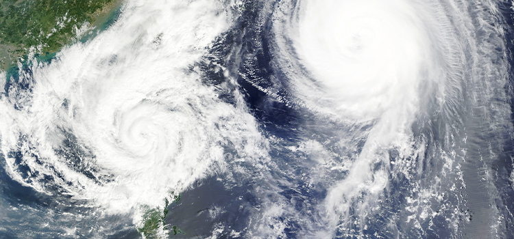 台風や雨イメージ画像