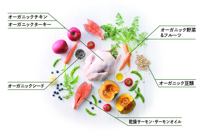 ソルビダが使用するオーガニック食材