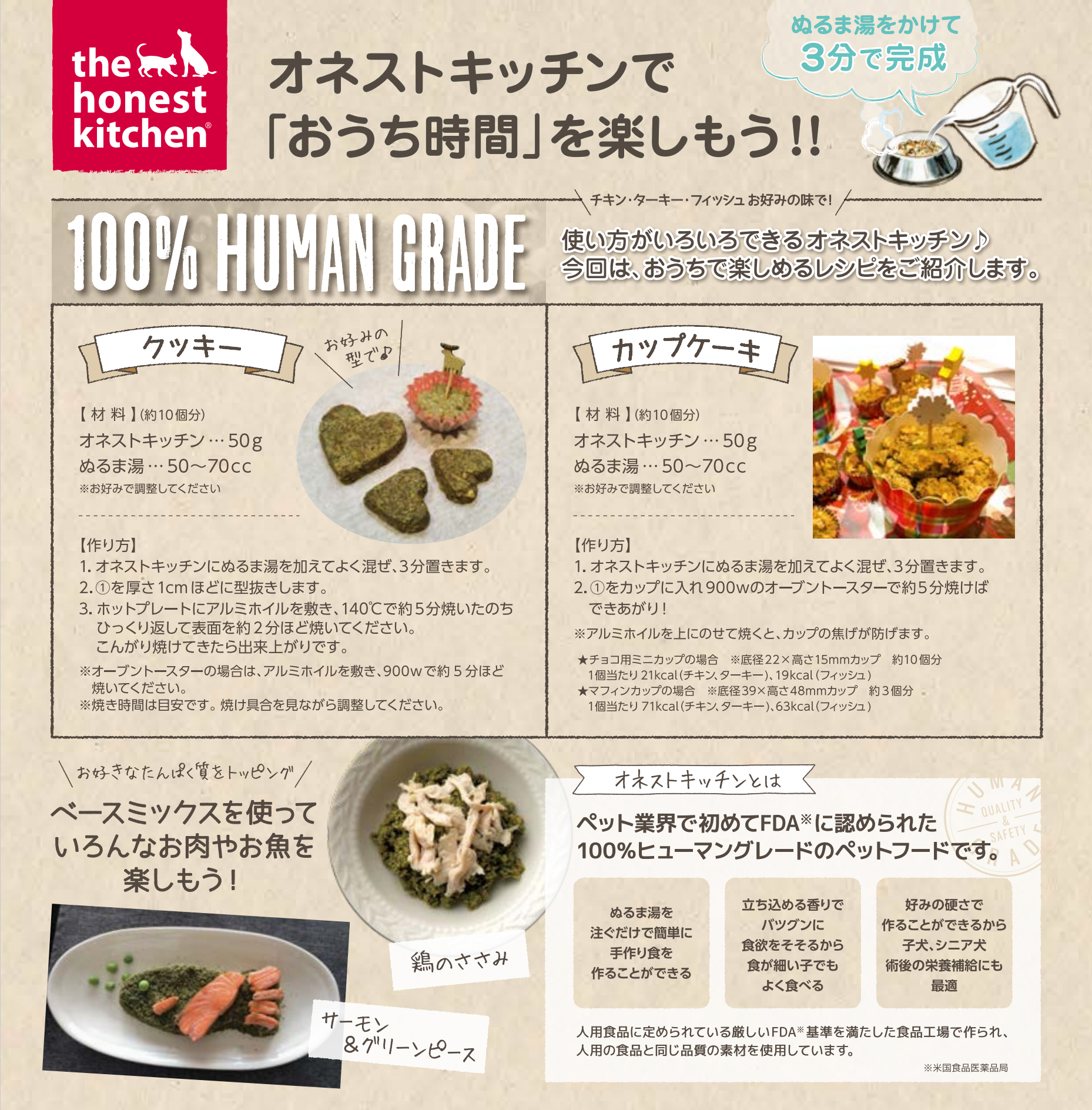 オネストキッチン手作りレシピの画像